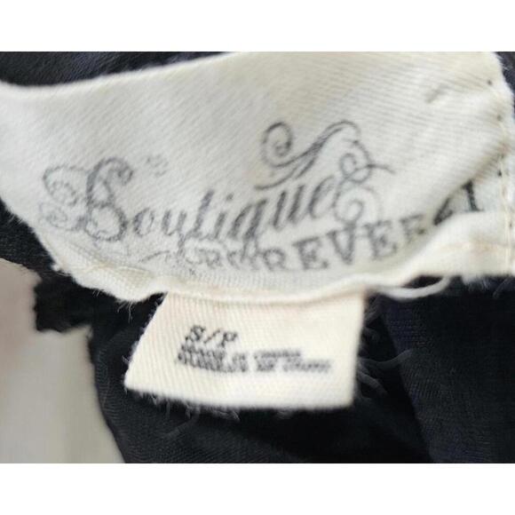 Boutique Forever 21 Women's Sheer Black Floral Sleeveless Blouse Size Small - Picture 4 of 6